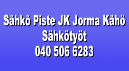 Sähkö Piste JK Jorma Kähö logo